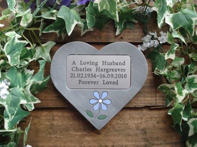Personalised Heart with Plaque